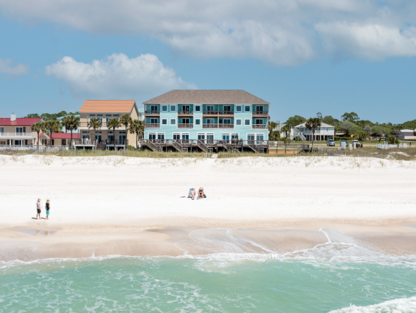 Gulf Front Town home on Panama City Beach Sleeps 14