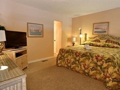 Master bedroom with king bed