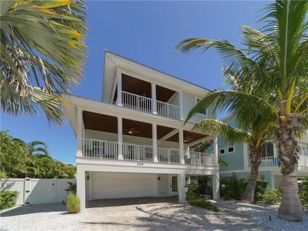 Luxury Four Bedroom Anna Maria Rental Gulf Views Sleeps 8