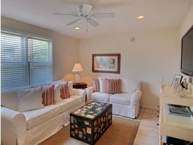 Flat screen TV in living room
