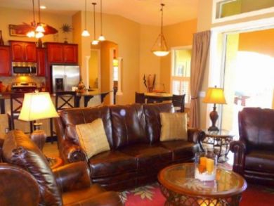 Open plan living space
