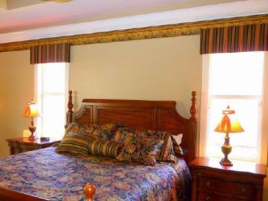 Master bedroom with king bed