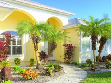 Canal front home in Cape Coral, Florida