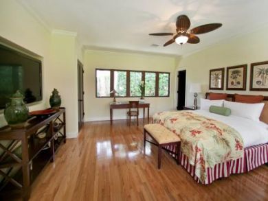 Master bedroom with king bed
