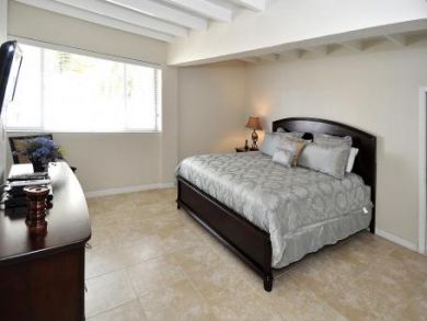 Master bedroom with king bed