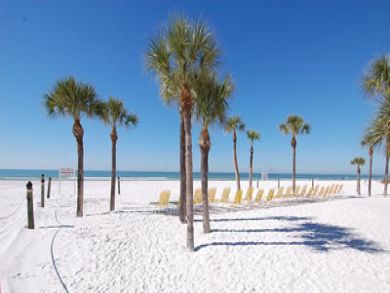 Wide sandy beach