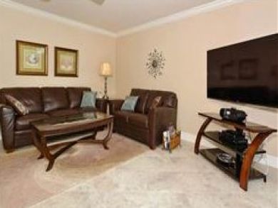 Living room with flat screen TV Living room with flat screen TV