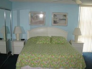 Master bedroom with king bed