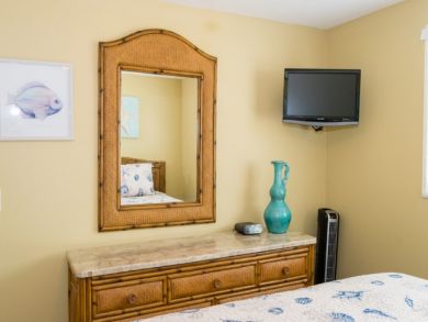 Wall Mounted TV in Bedroom