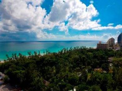 Ocean view from condo