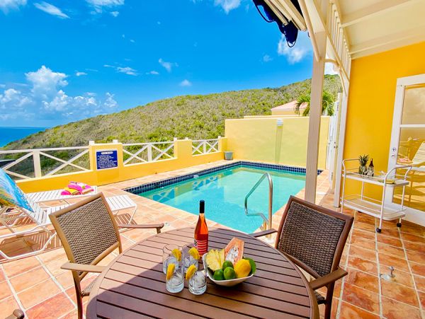 Oceanview Two Bedroom Rental Home in St. Croix