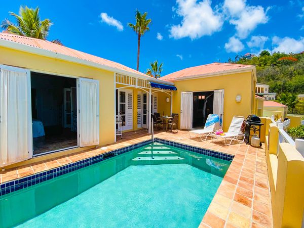 Oceanview Two Bedroom Rental Home in St. Croix