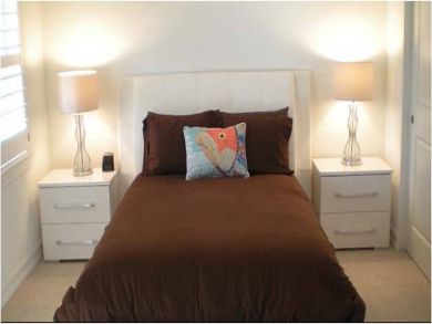 Master bedroom with king bed Master bedroom with king bed