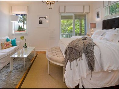 Master bedroom with king bed