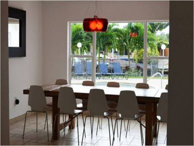 Dining room seats ten