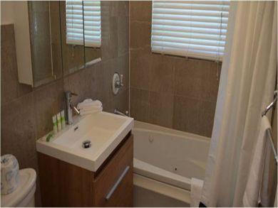 Bathroom with whirlpool tub