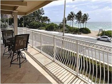 Beach view from balcony