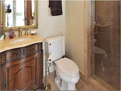 Bathroom with walk-in shower