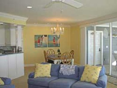 Open plan living room