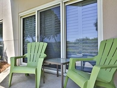 Porch with outdoor chairs