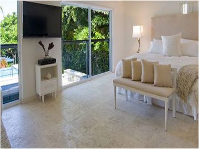 Master bedroom with king bed