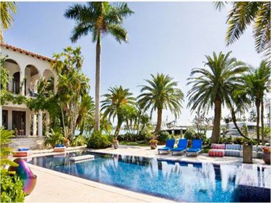Private heated swimming  pool