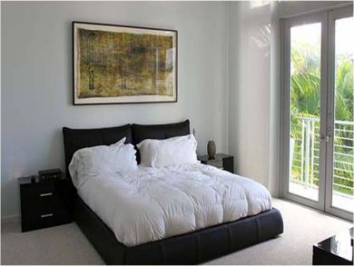 Master bedroom with king bed