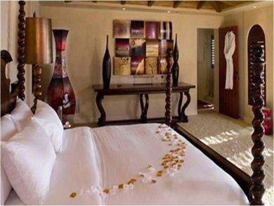Master bedroom with king bed