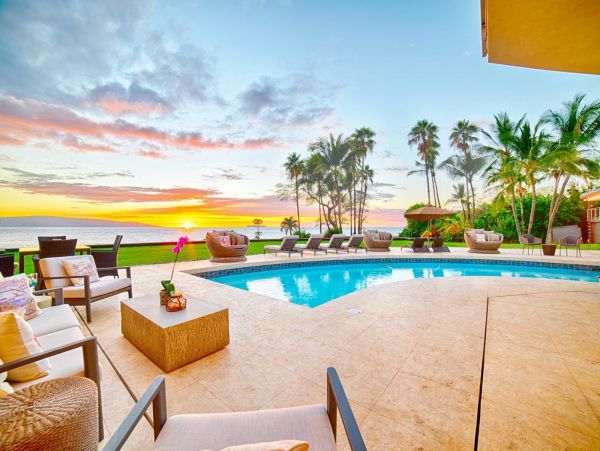 Four Bedroom Maui Villa with Pool and Full Ocean Views.