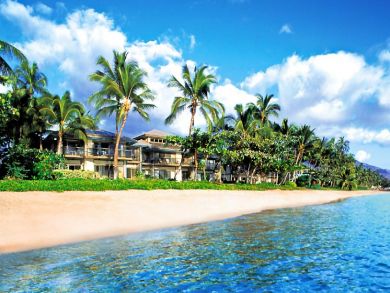 Ocean front rental townhome in Lahaina, Hawaii
