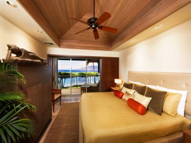 Master bedroom with king bed