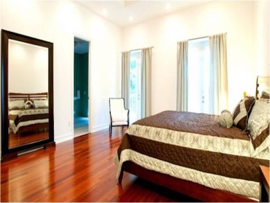 Master bedroom with king bed Master bedroom with king bed