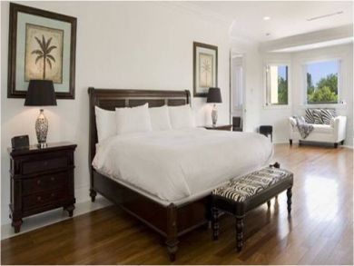 Master bedroom with king bed