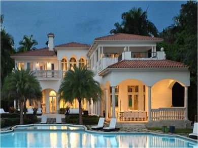 Luxury rental home in Miami Beach, Florida