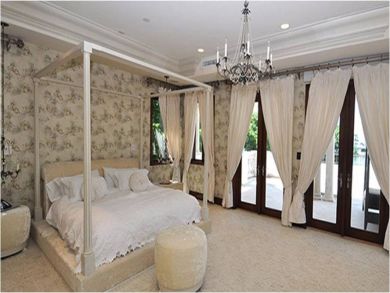 Master bedroom with king bed