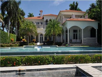 Rear view of property