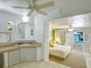 Master bedroom with king bed