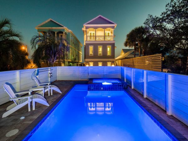 Gulf Front Vacation Home with Private Heated Pool & Spa in Seacrest Beach