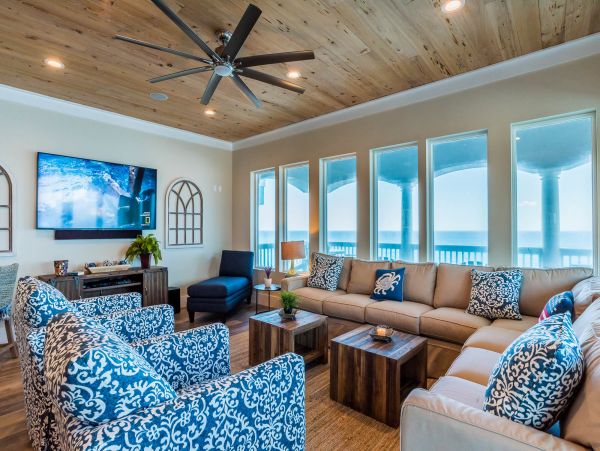Gulf Front Vacation Home with Private Heated Pool & Spa in Seacrest Beach