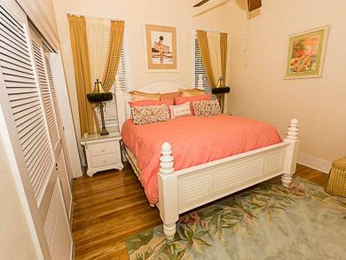 Master bedroom with king bed