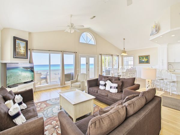 Miramar Beach Six Bedroom Posh Vacation Pool Home on Beach