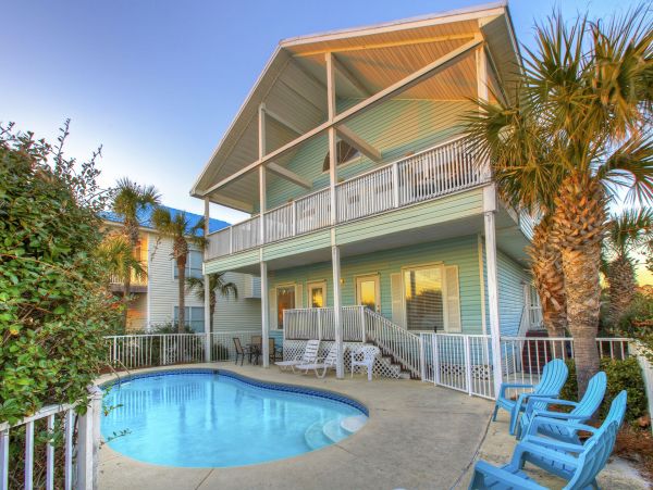 Miramar Beach Six Bedroom Posh Vacation Pool Home on Beach