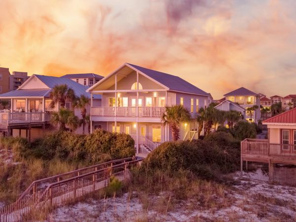 Miramar Beach Six Bedroom Posh Vacation Pool Home on Beach