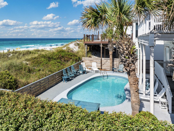Miramar Beach Six Bedroom Posh Vacation Pool Home on Beach