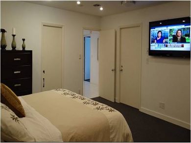 Flat screen Tv  in bedroom 2