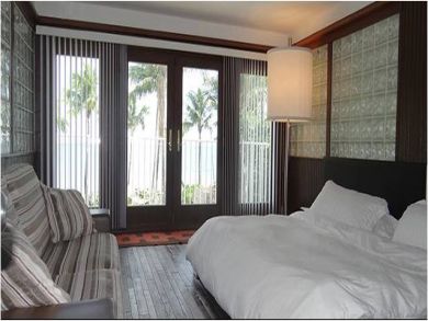 Beach view from bedroom 3