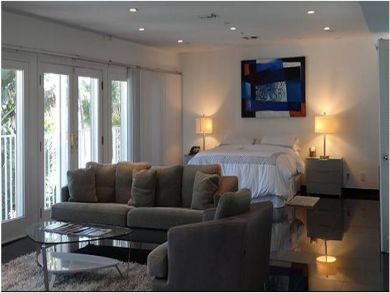 Master bedroom with sitting area