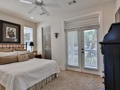 Master bedroom with king bed
