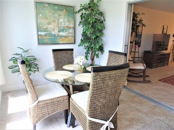 Private Lanai/Patio at this Two Bedroom Siesta Key Condo