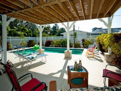 Covered Seating Area
